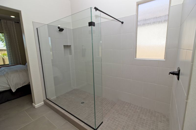 Modern Walk-in Shower with Clear Glass